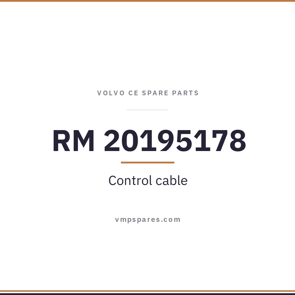 RM 20195178 – Control cable