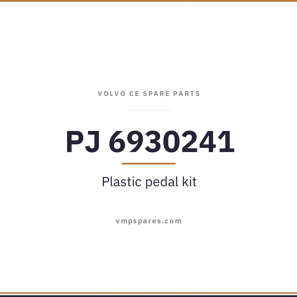 PJ 6930241 – Plastic pedal kit