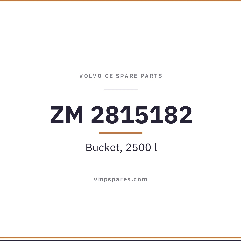 ZM 2815182 – Bucket, 2500 l