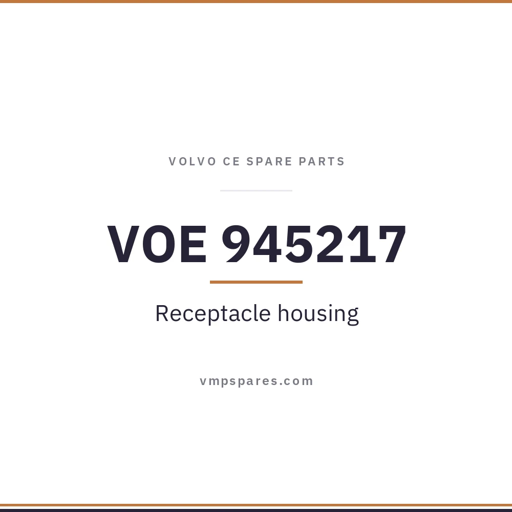 VOE 945217 – Receptacle housing