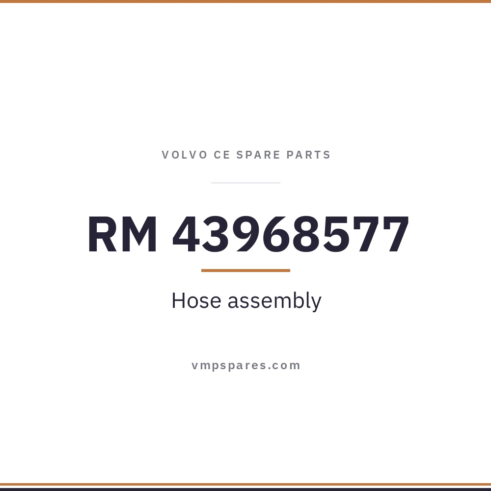 RM 43968577 – Hose assembly