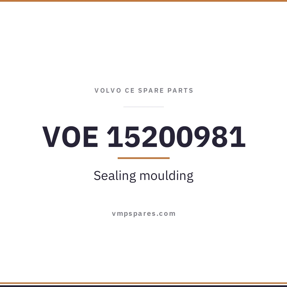 VOE 15200981 – Sealing moulding
