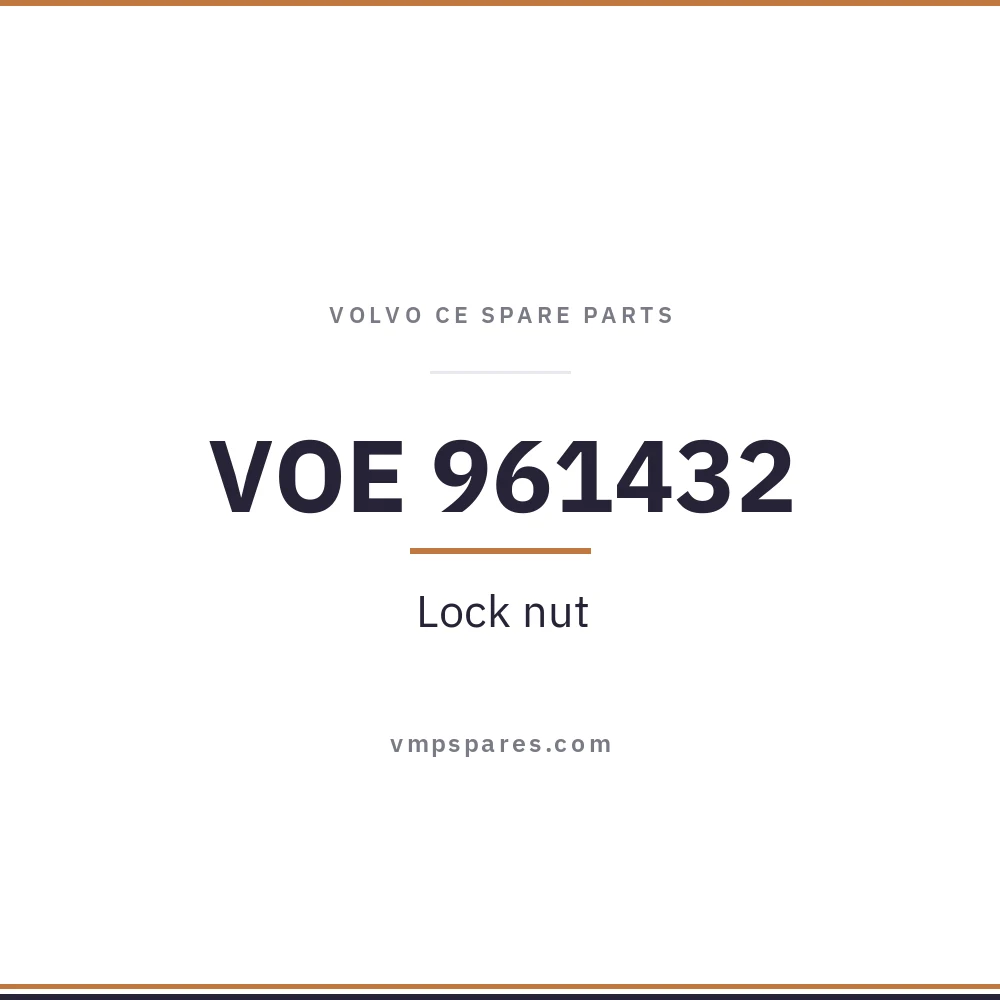 VOE 961432 – Lock nut