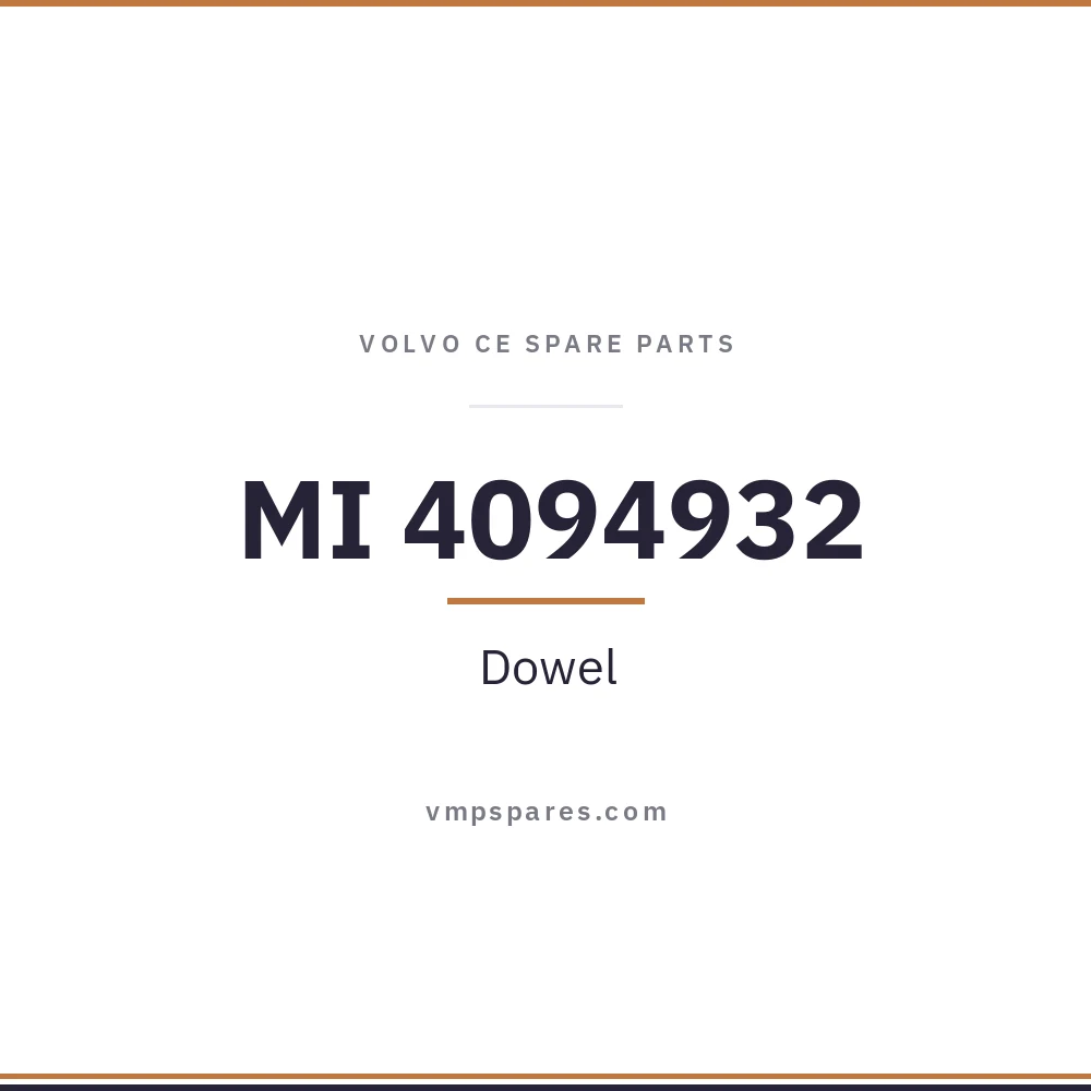 MI 4094932 – Dowel