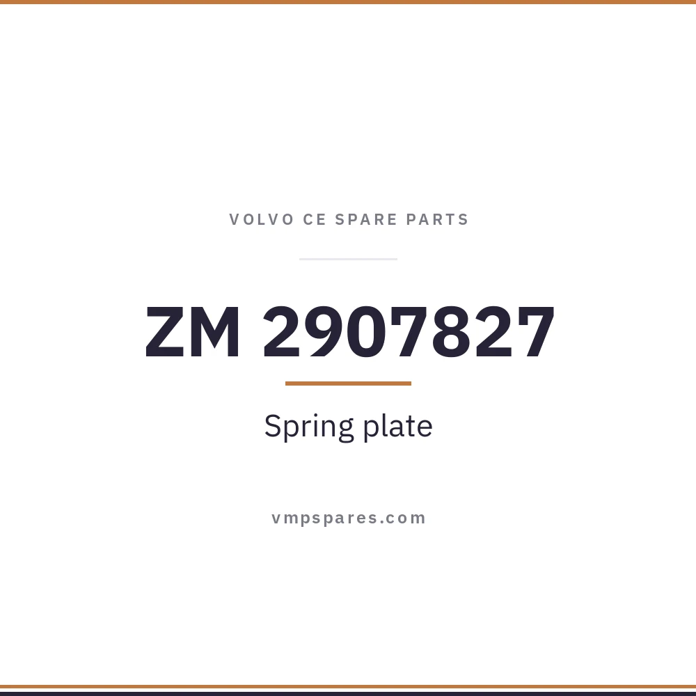 ZM 2907827 – Spring plate