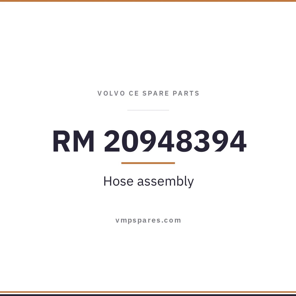 RM 20948394 – Hose assembly