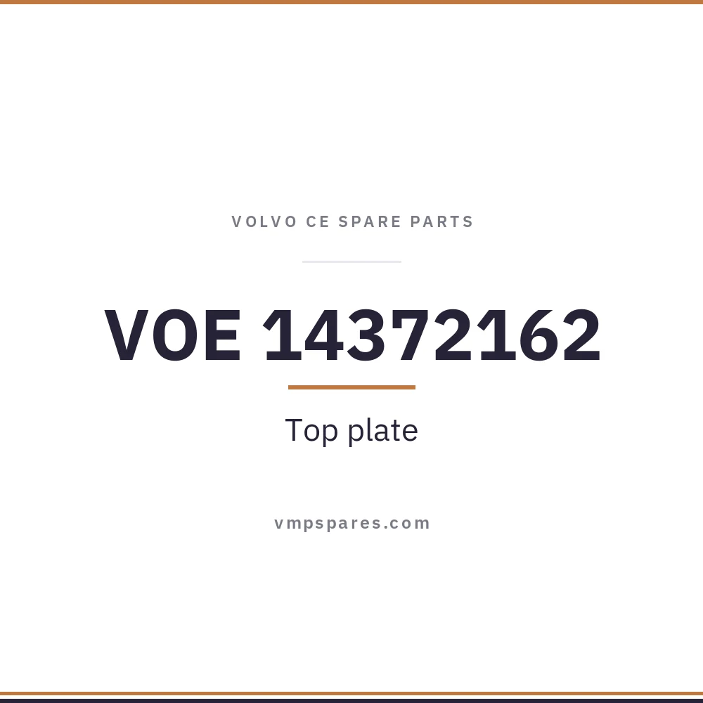 VOE 14372162 – Top plate