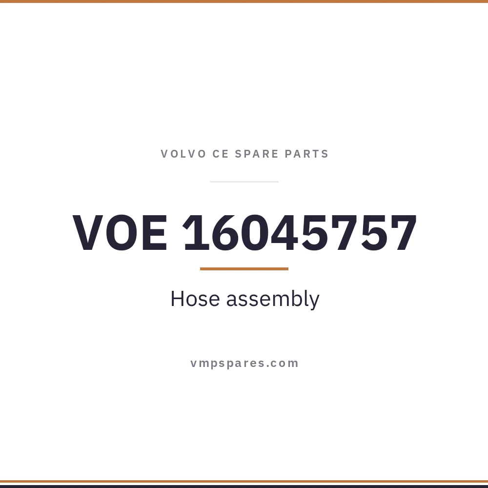 VOE 16045757 – Hose assembly