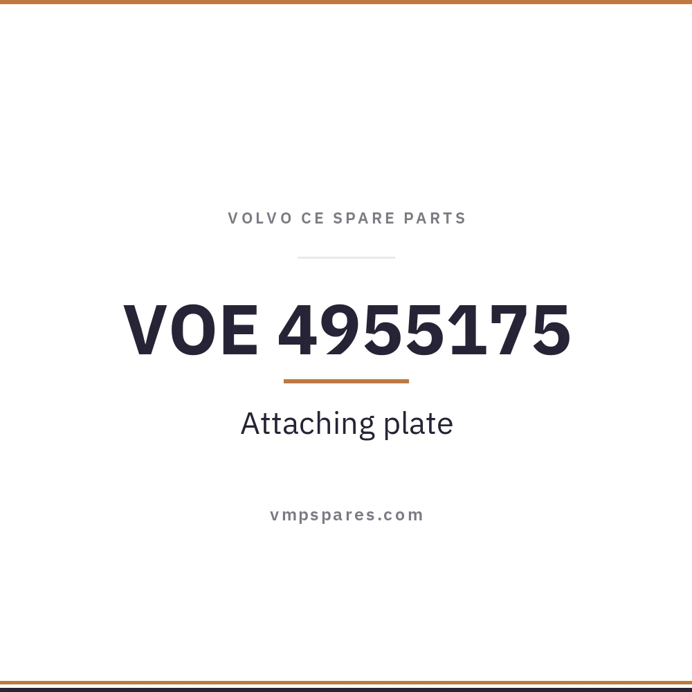 VOE 4955175 – Attaching plate