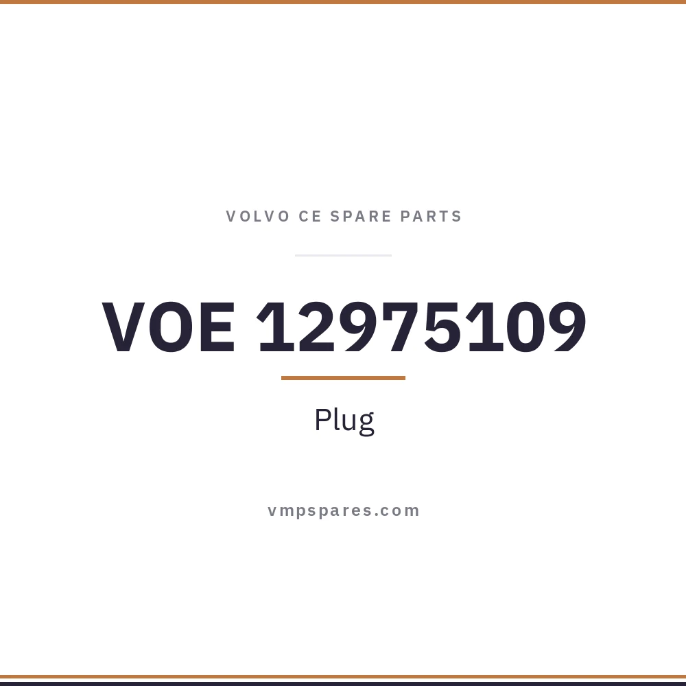 VOE 12975109 – Plug