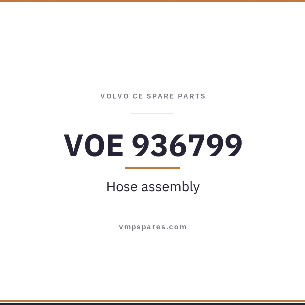 VOE 936799 – Hose assembly