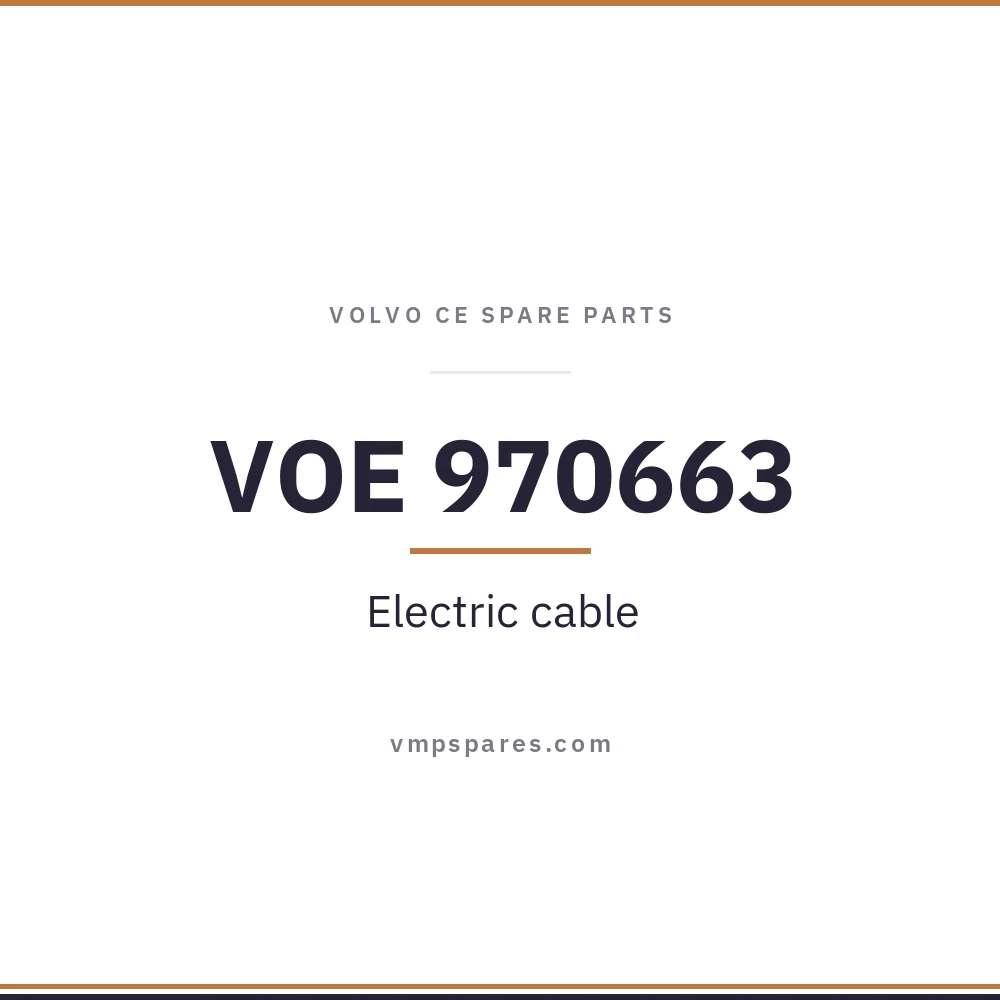 VOE 970663 – Electric cable