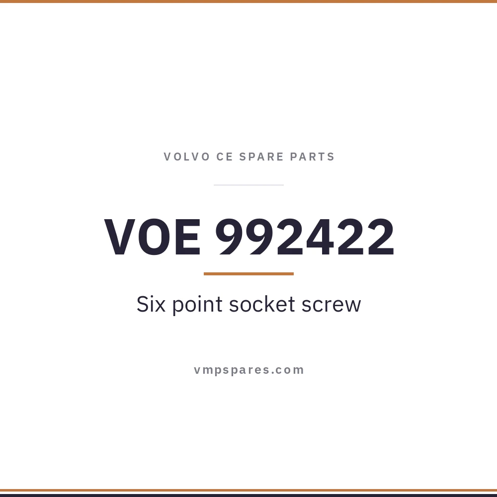 VOE 992422 – Six point socket screw