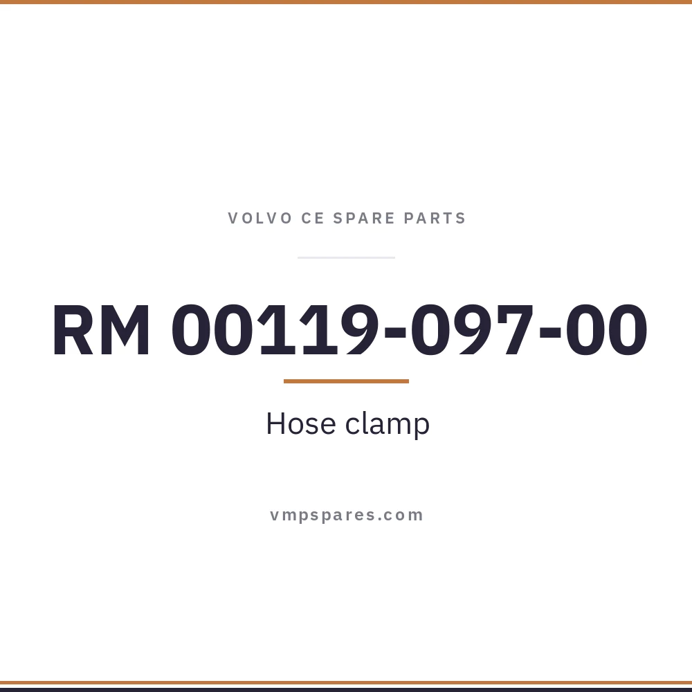 RM 00119-097-00 – Hose clamp