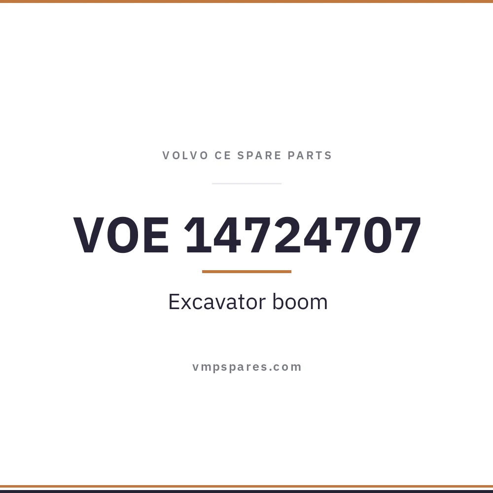 VOE 14724707 – Excavator boom