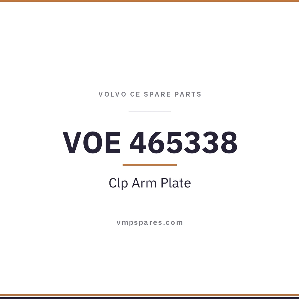 VOE 465338 – Clp Arm Plate
