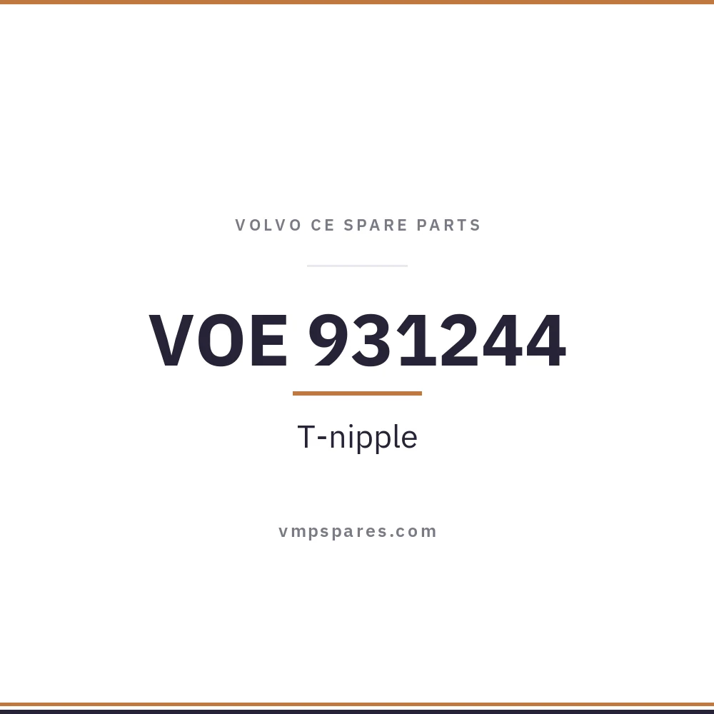 VOE 931244 – T-nipple