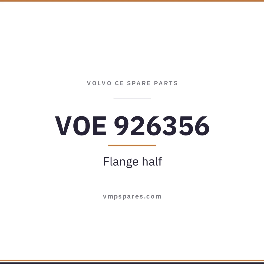 VOE 926356 – Flange half