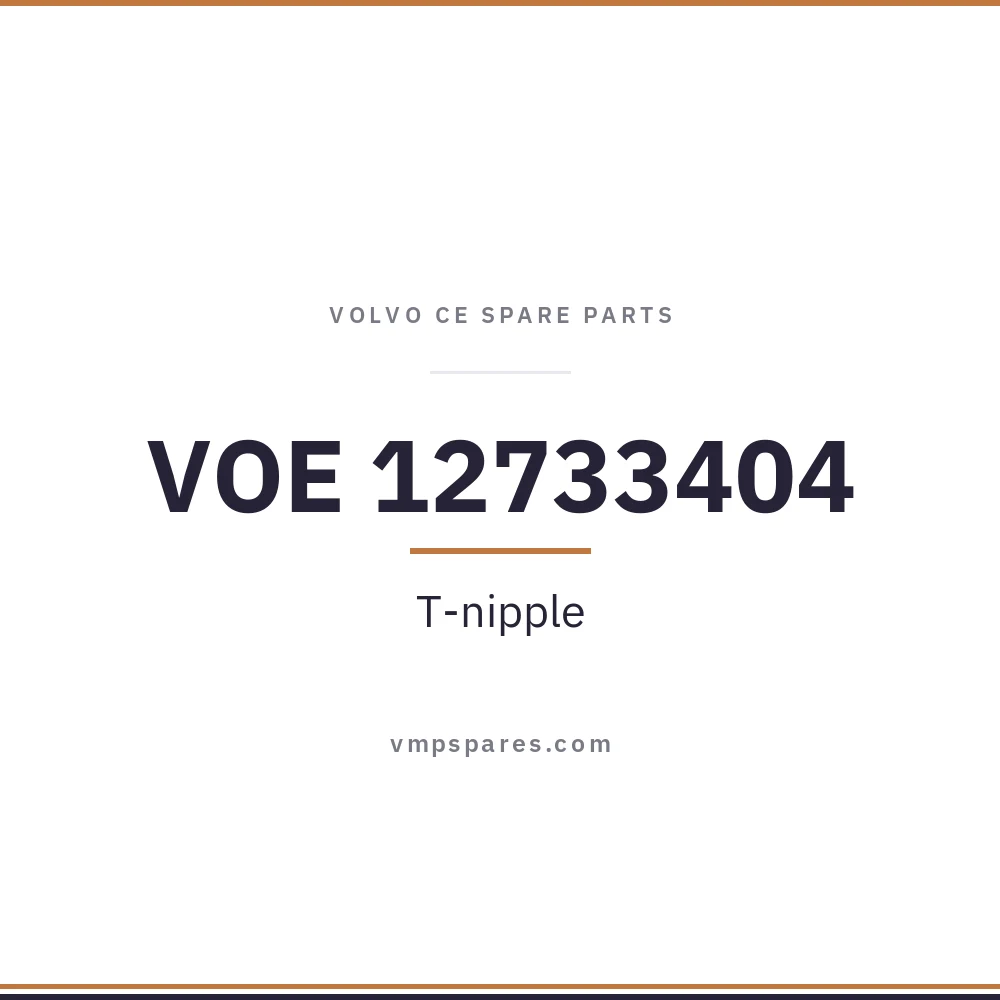 VOE 12733404 – T-nipple