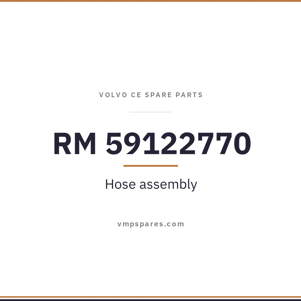 RM 59122770 – Hose assembly
