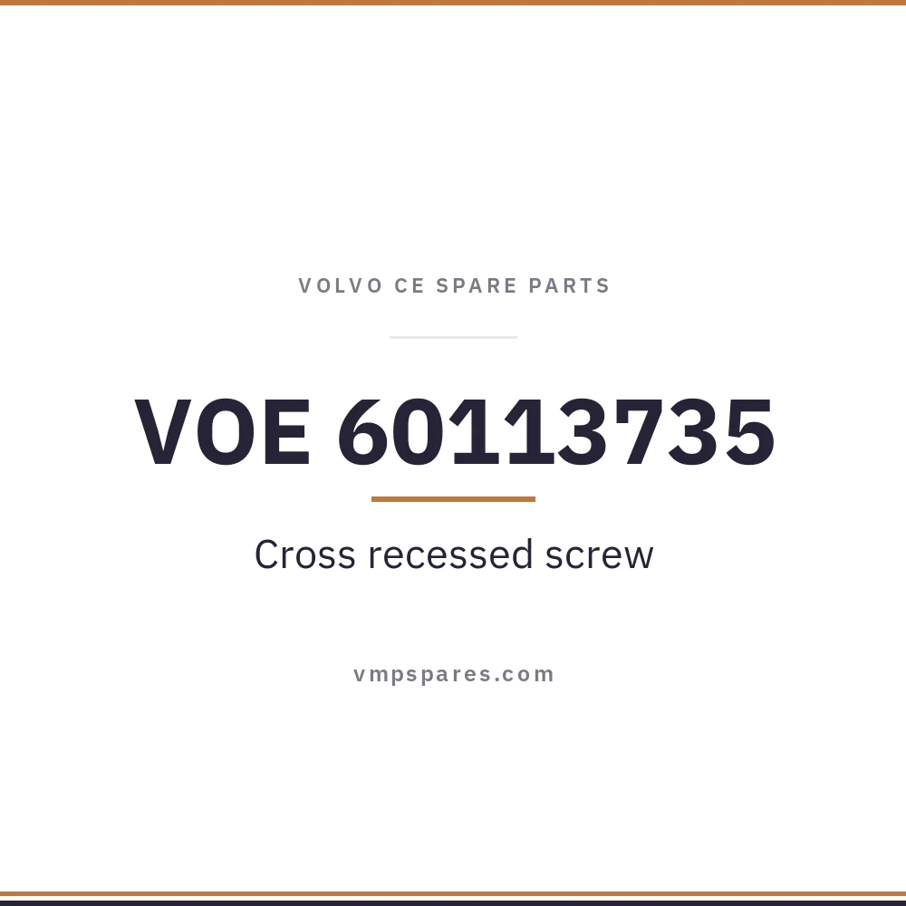 VOE 60113735 – Cross recessed screw