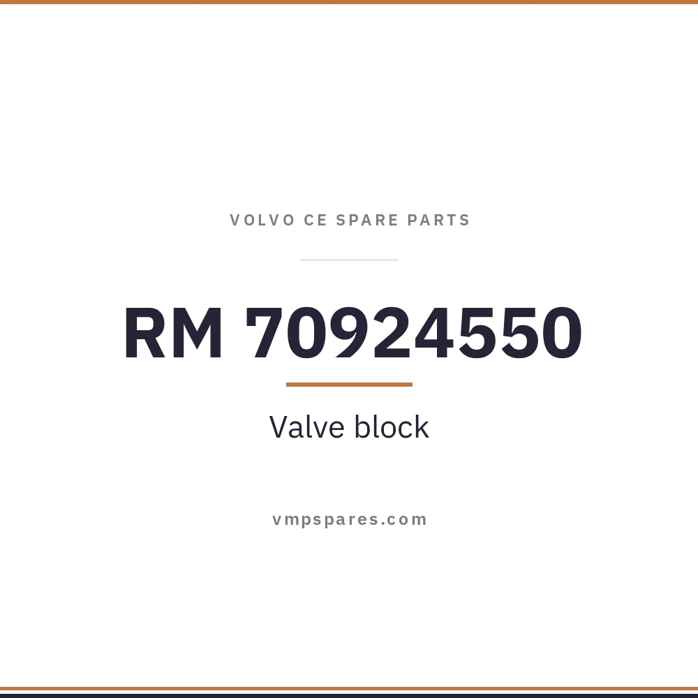 RM 70924550 – Valve block
