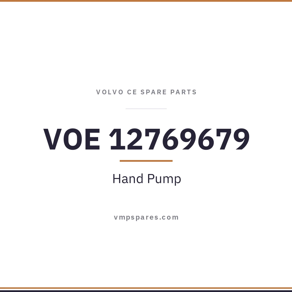 VOE 12769679 – Hand Pump