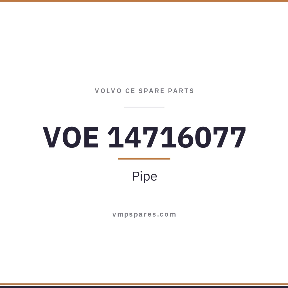 VOE 14716077 – Pipe