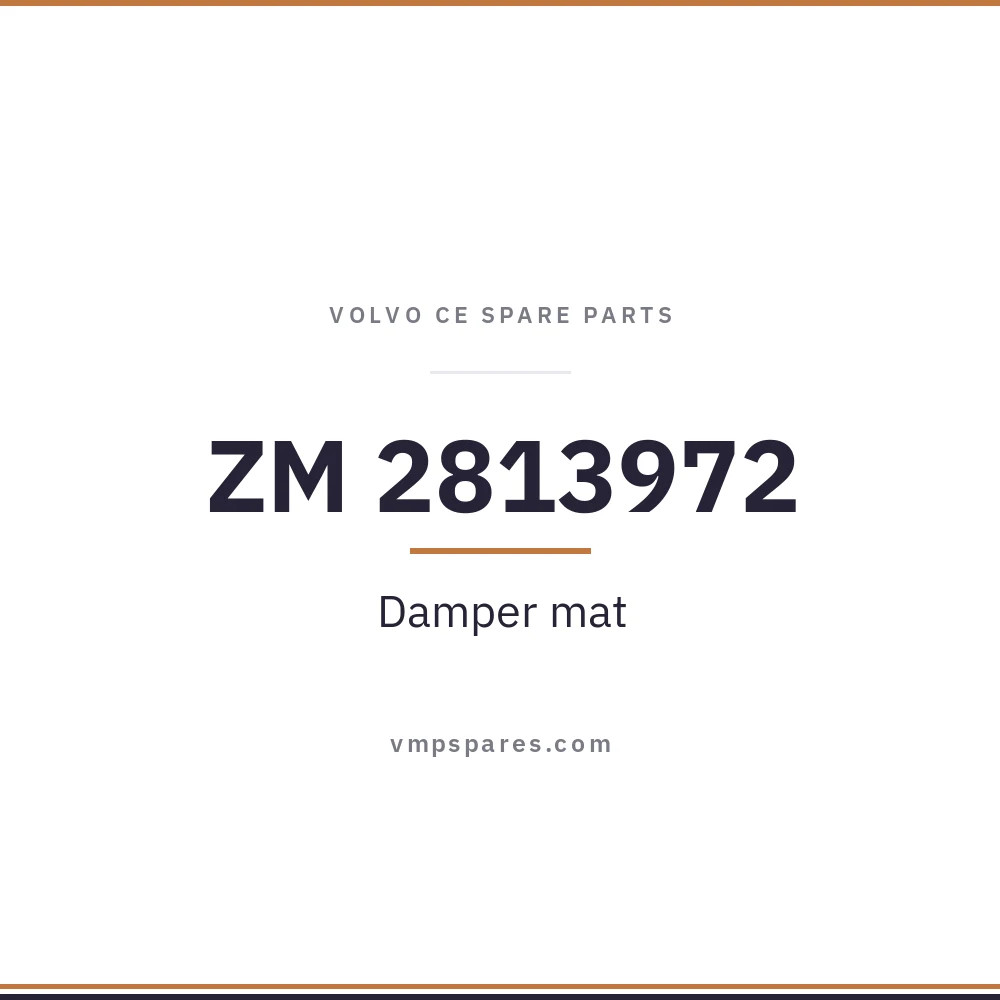 ZM 2813972 – Damper mat
