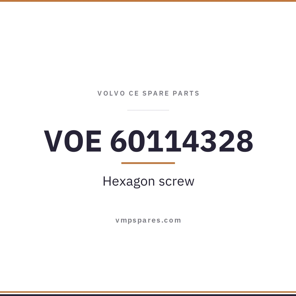 VOE 60114328 – Hexagon screw