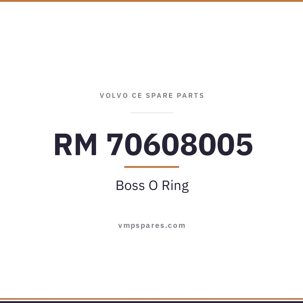 RM 70608005 – Boss O Ring