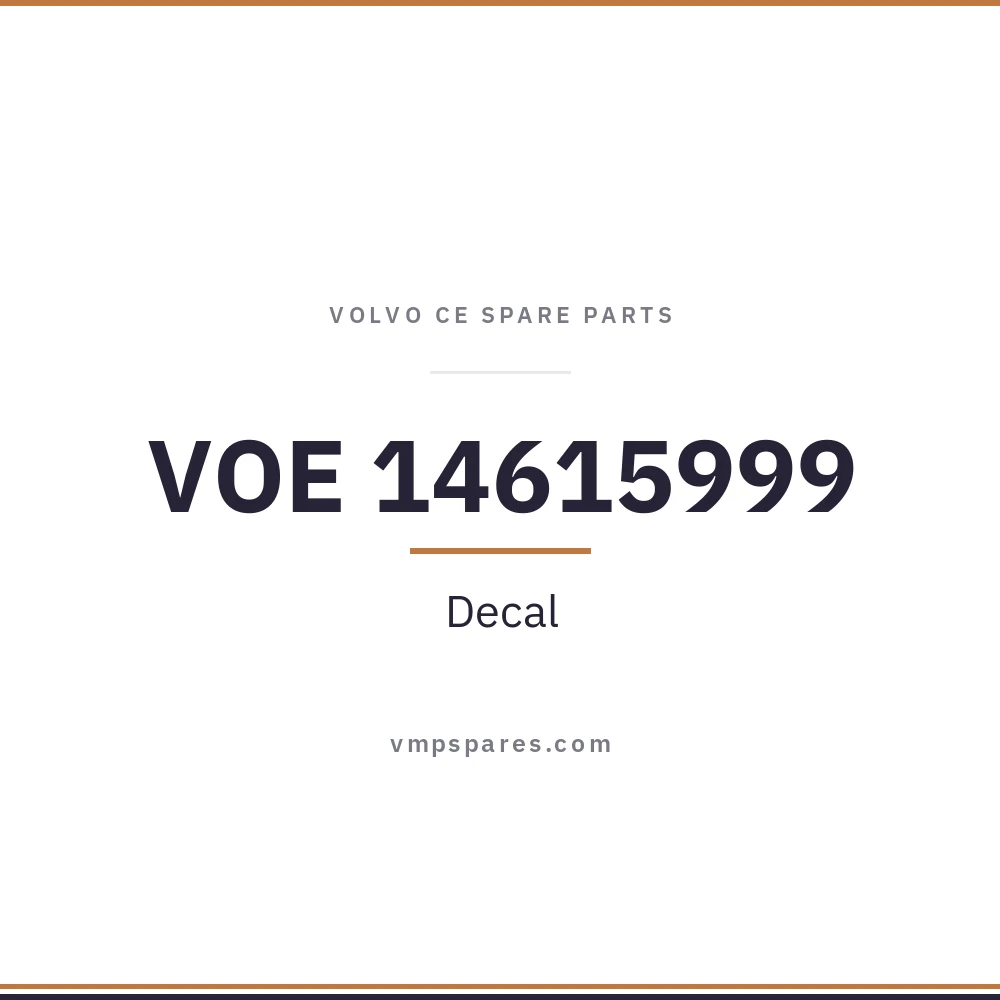 VOE 14615999 – Decal