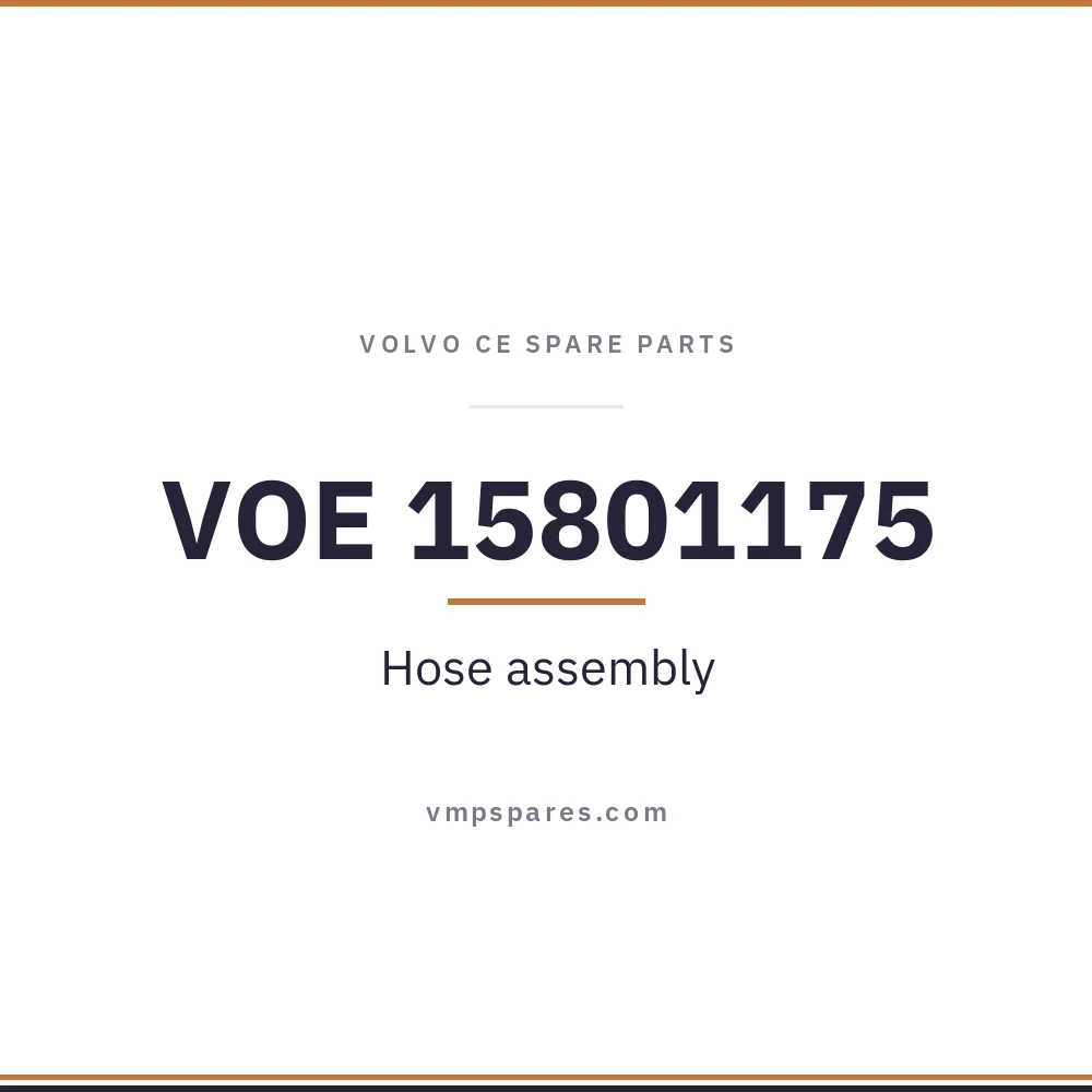 VOE 15801175 – Hose assembly