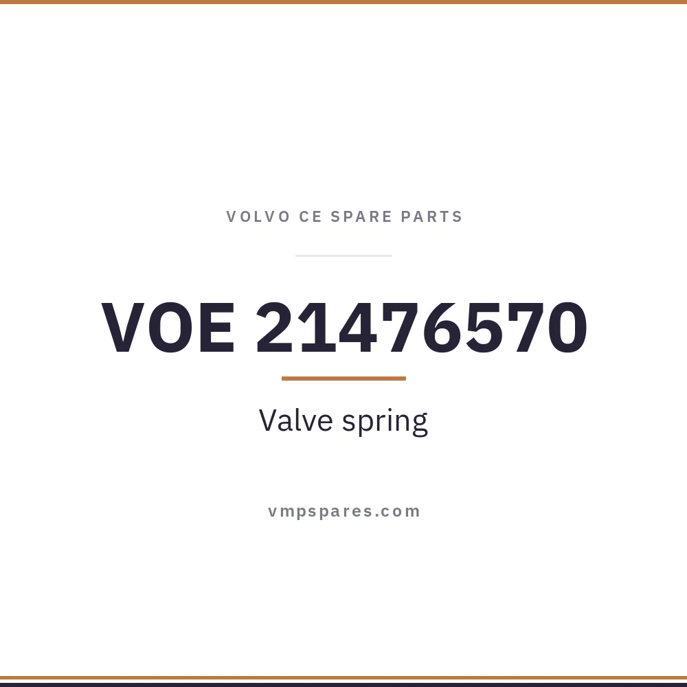 VOE 21476570 – Valve spring