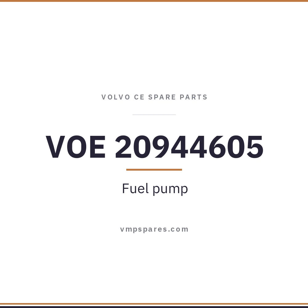 VOE 20944605 – Fuel pump