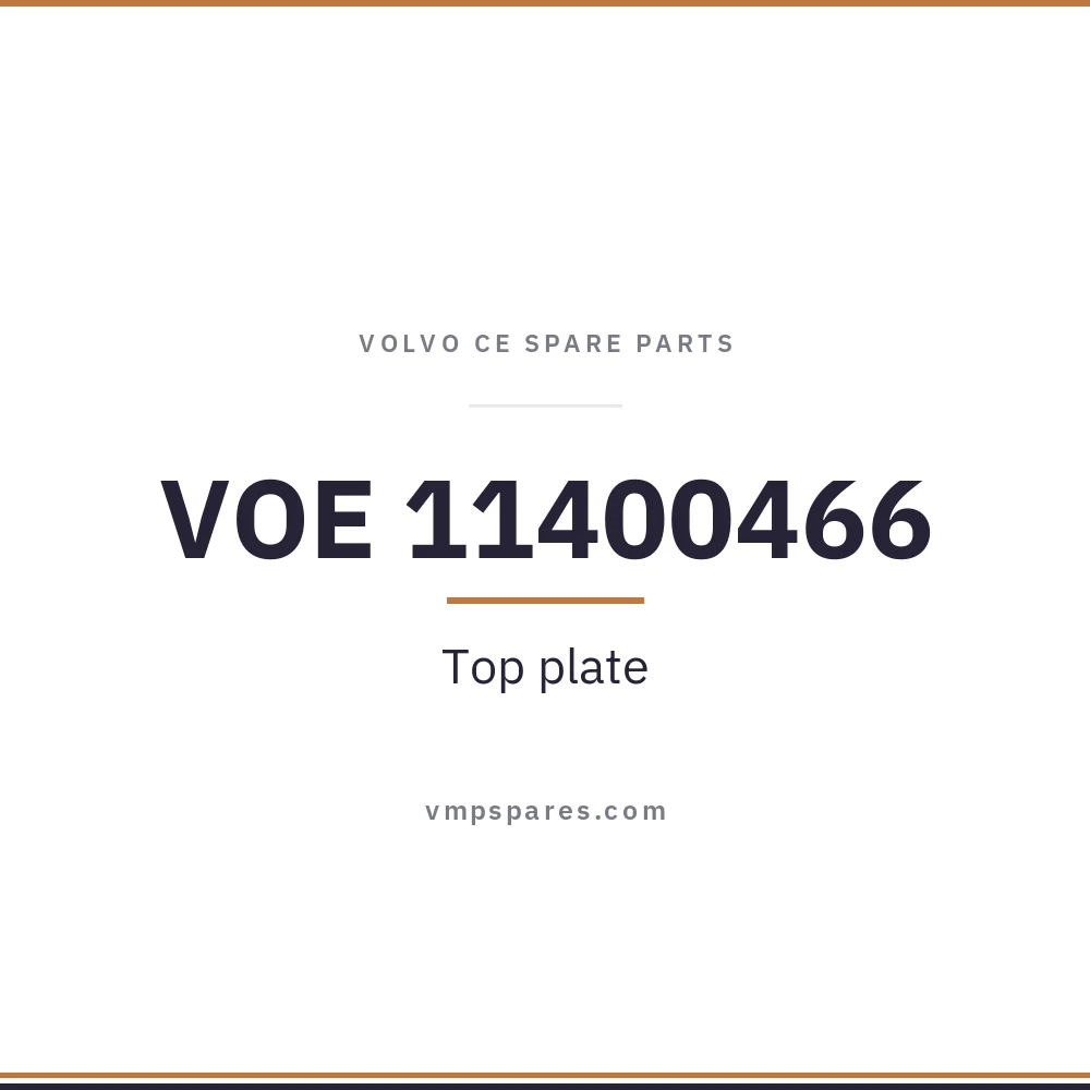 VOE 11400466 – Top plate
