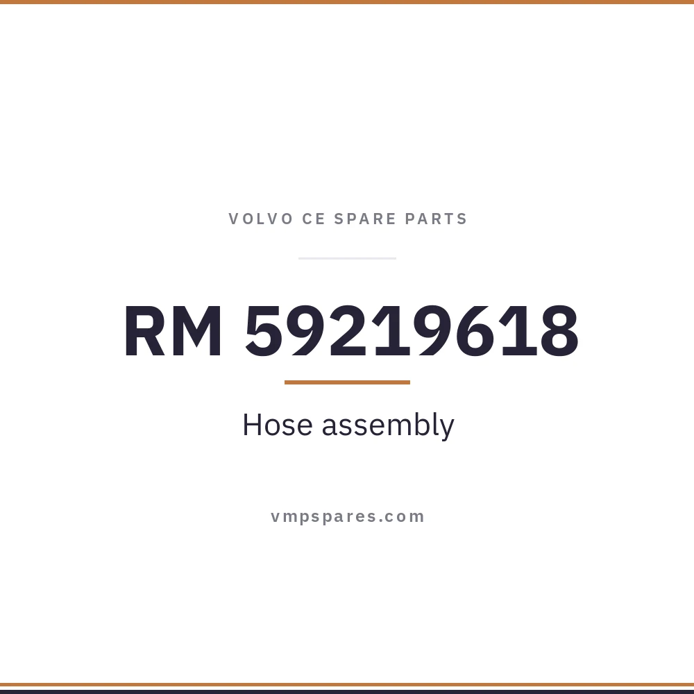 RM 59219618 – Hose assembly