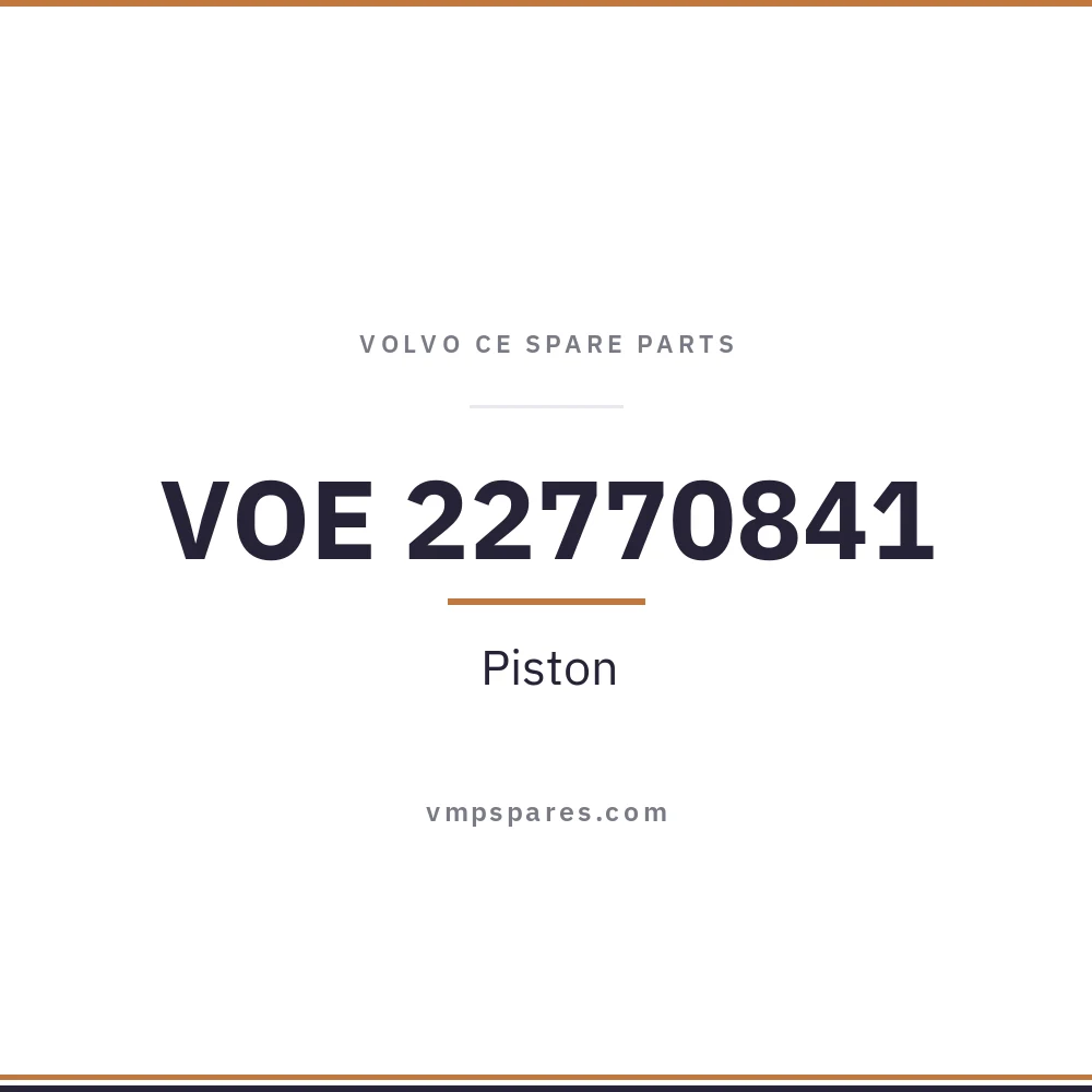 VOE 22770841 – Piston
