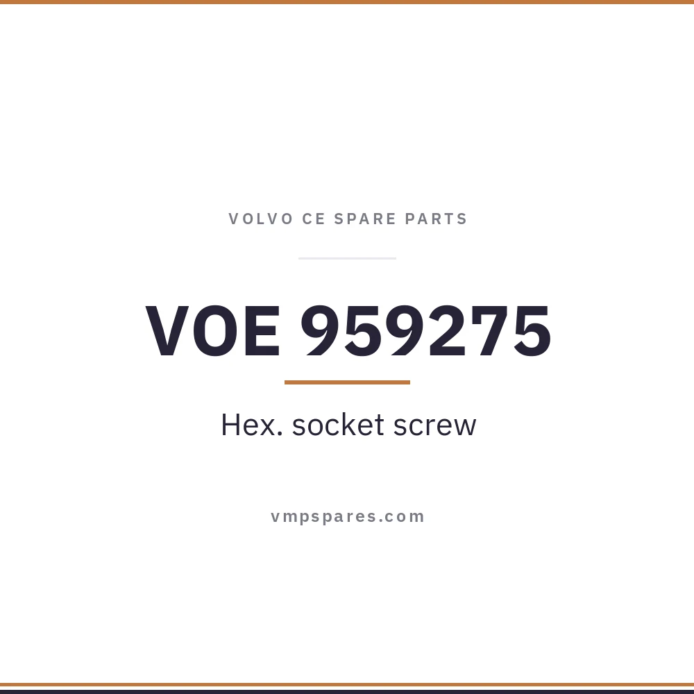 VOE 959275 – Hex. socket screw