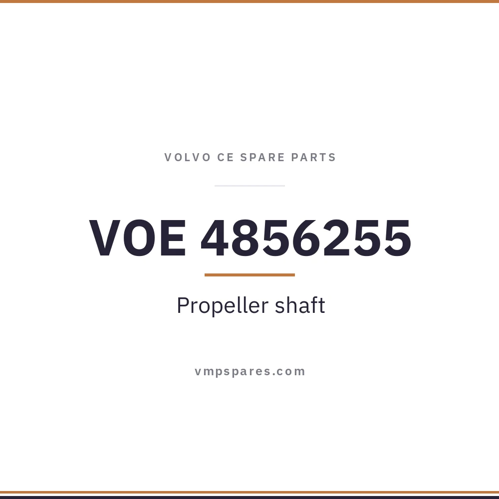 VOE 4856255 – Propeller shaft