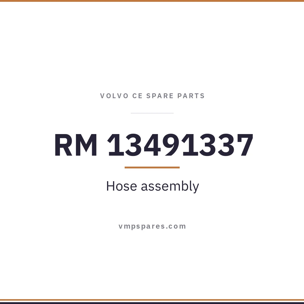 RM 13491337 – Hose assembly