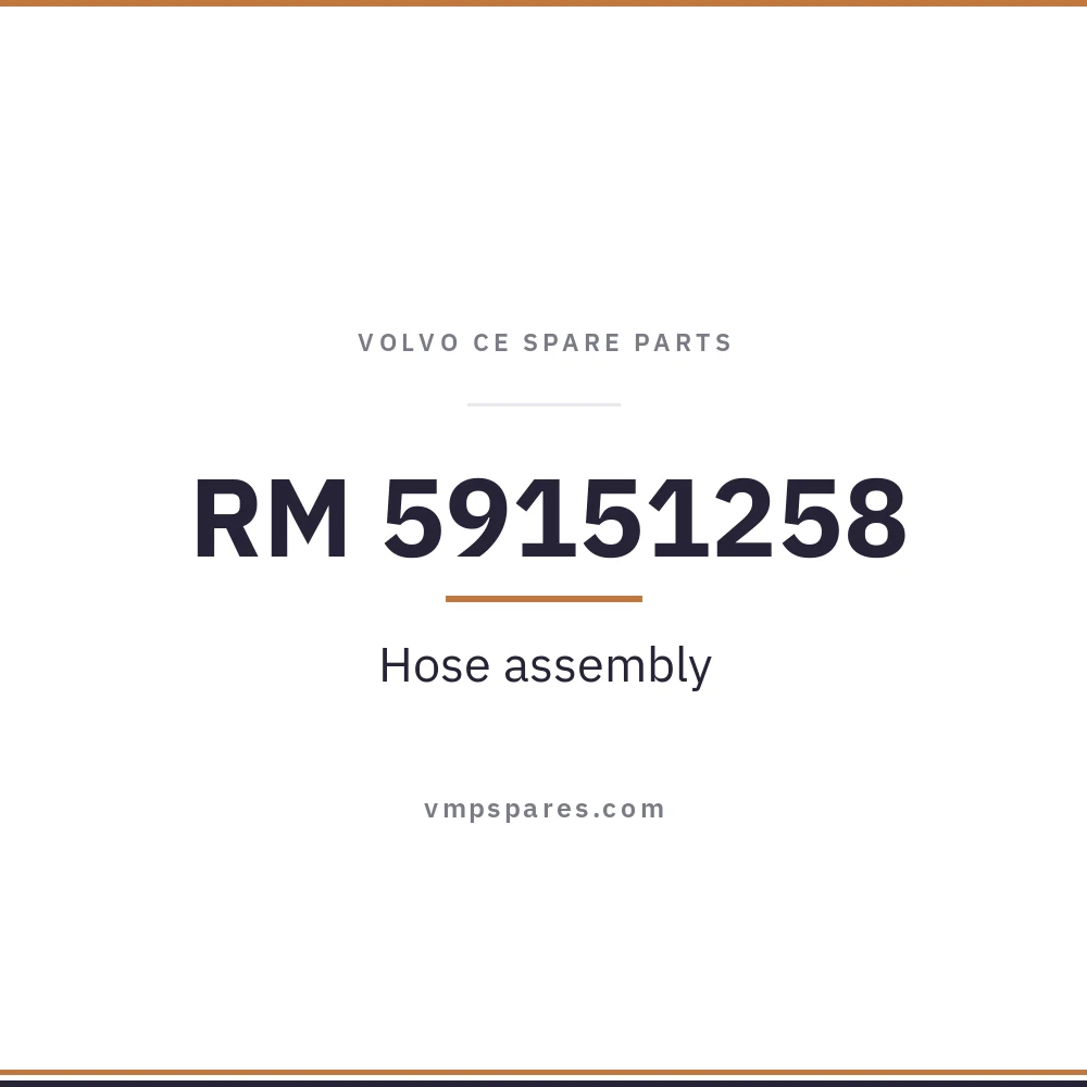 RM 59151258 – Hose assembly