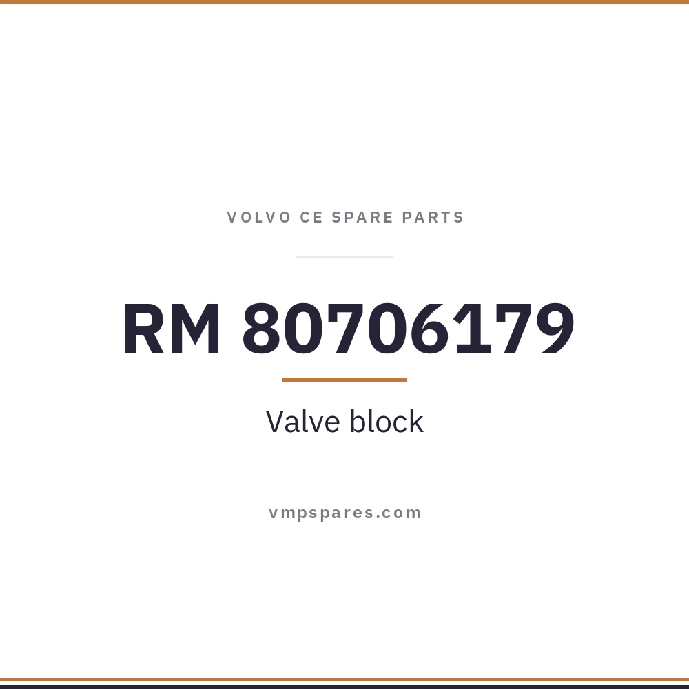 RM 80706179 – Valve block