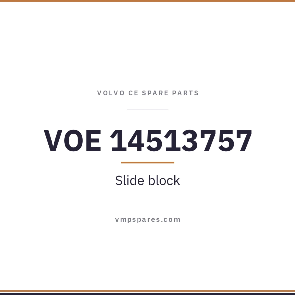 VOE 14513757 – Slide block