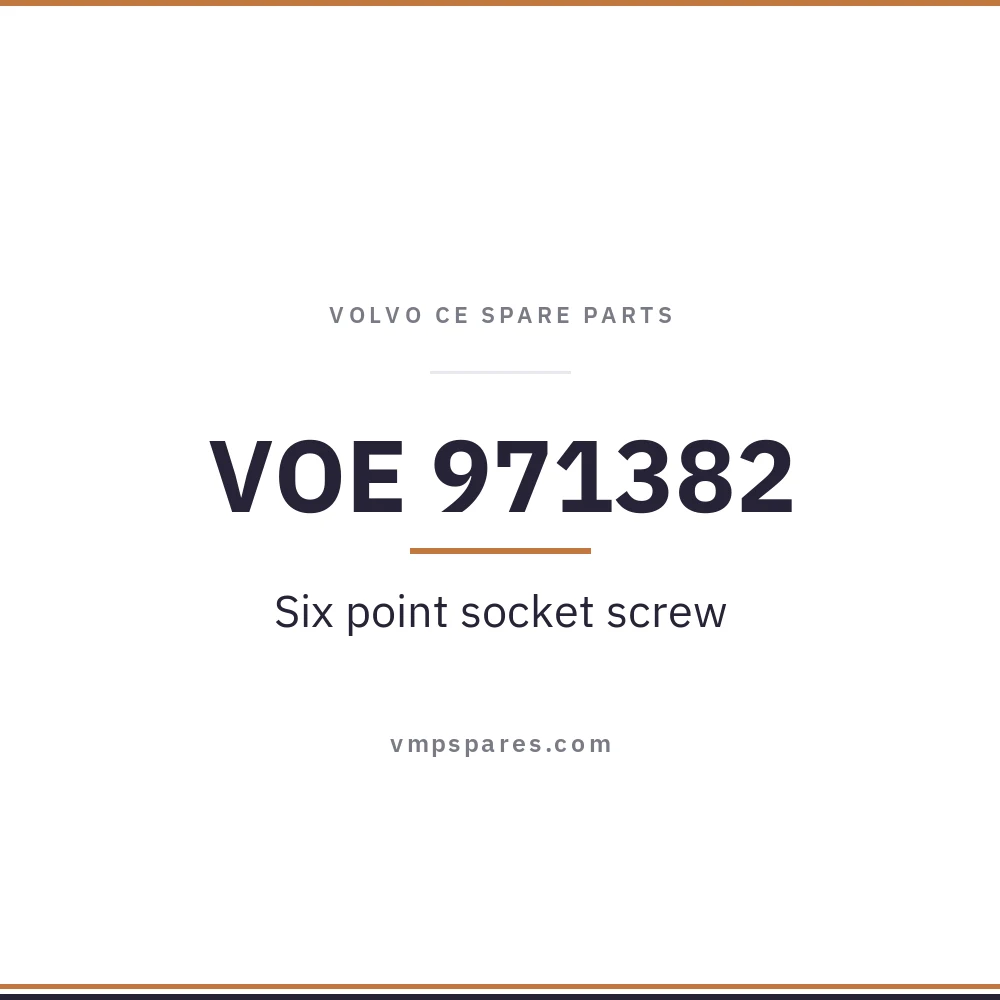 VOE 971382 – Six point socket screw