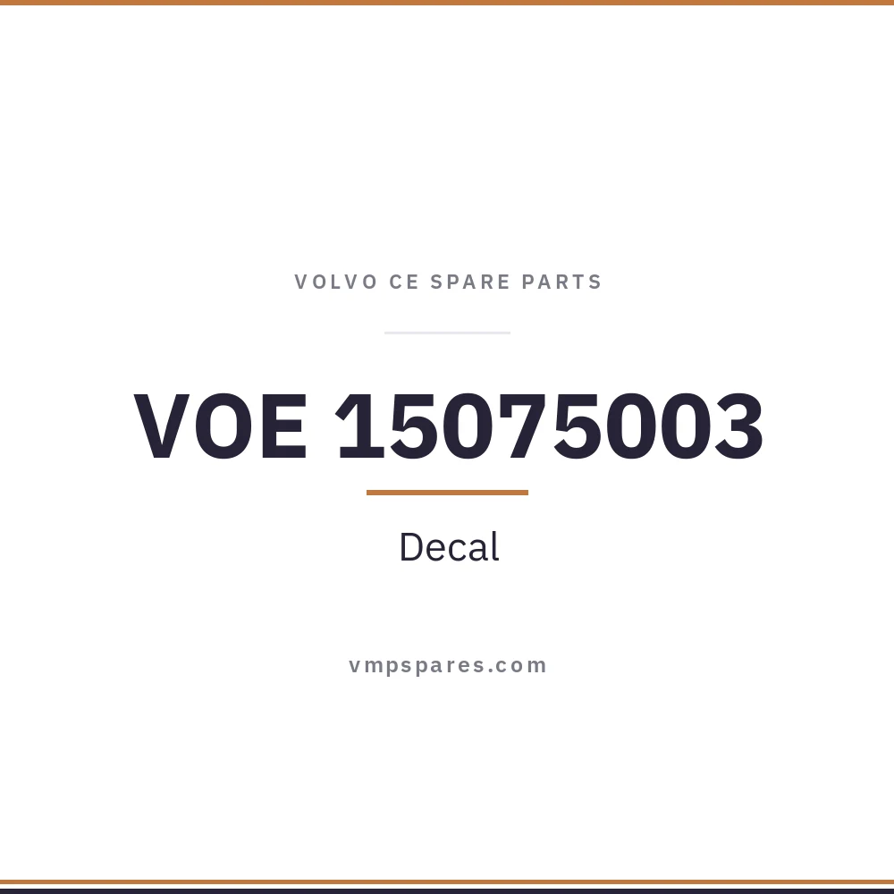 VOE 15075003 – Decal
