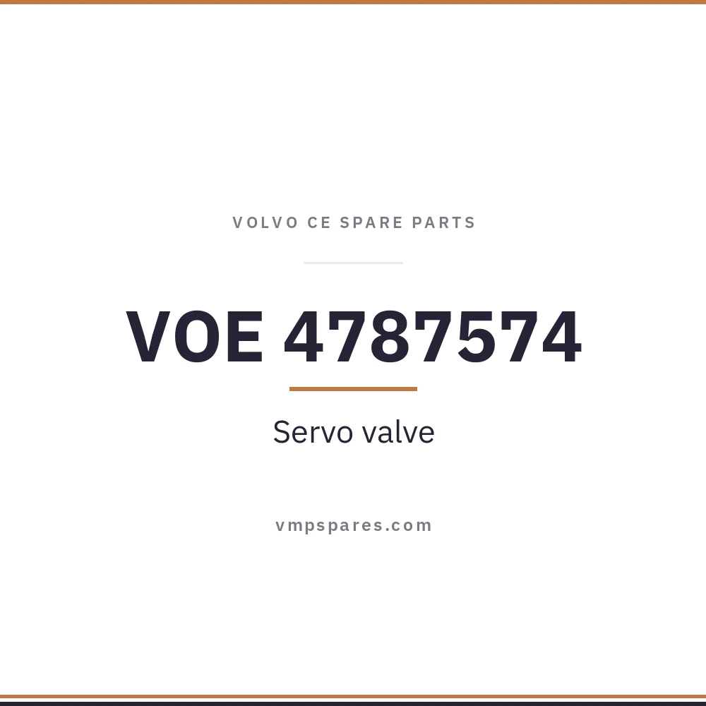 VOE 4787574 – Servo valve