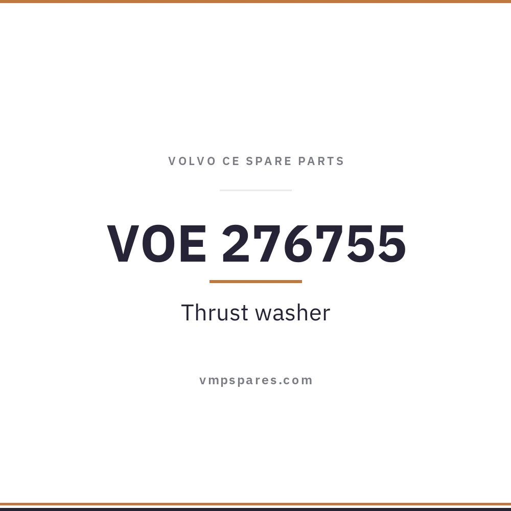 VOE 276755 – Thrust washer