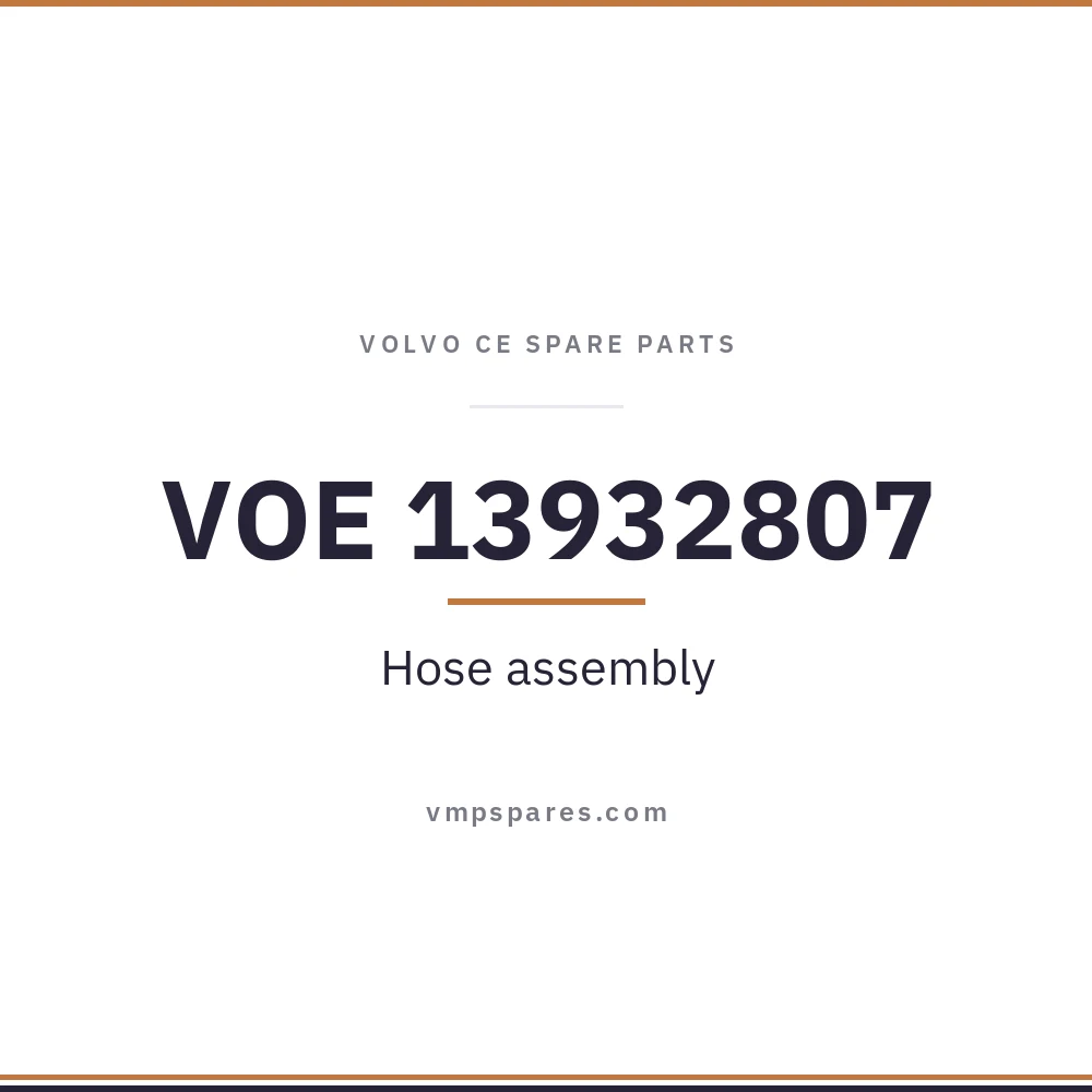 VOE 13932807 – Hose assembly