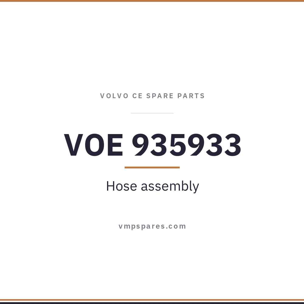 VOE 935933 – Hose assembly